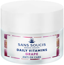 crema de uva Sans Soucis con propiedades antioxidantes