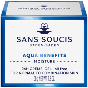SANS SOUCIS AQUA BENEFITS 24H CREME GEL - Crema hidratante en gel sin aceites